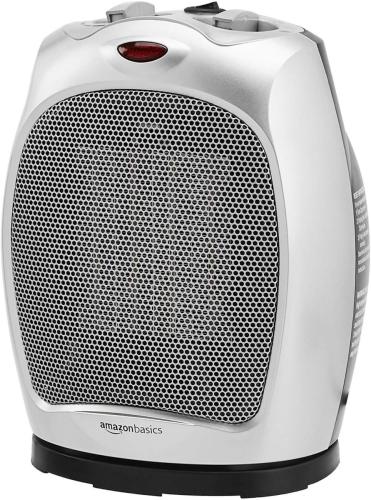 1500W Oscillating Ceramic Heater with Adjustable Thermostat