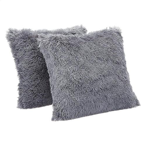 Shaggy Long Fur Faux Fur Throw Pillow Covers