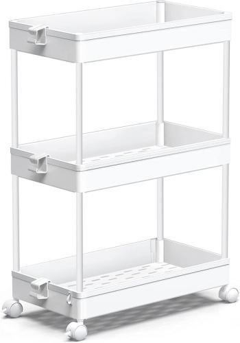 Storage Rolling Cart, 3 Tier 